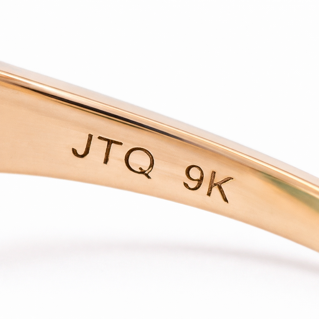 3.06 Ct Oval Emerald 9K Gold Ring