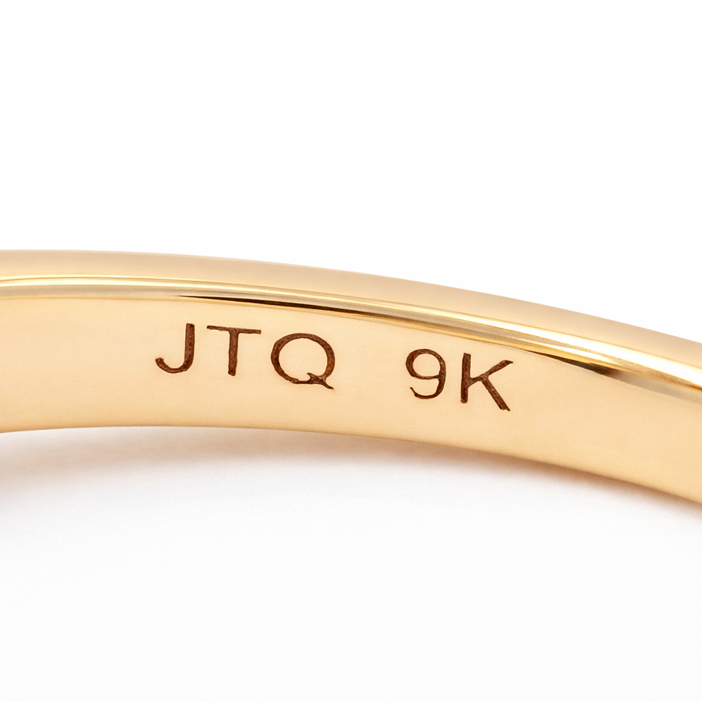2.23 Ct Oval Emerald 9K Gold Ring